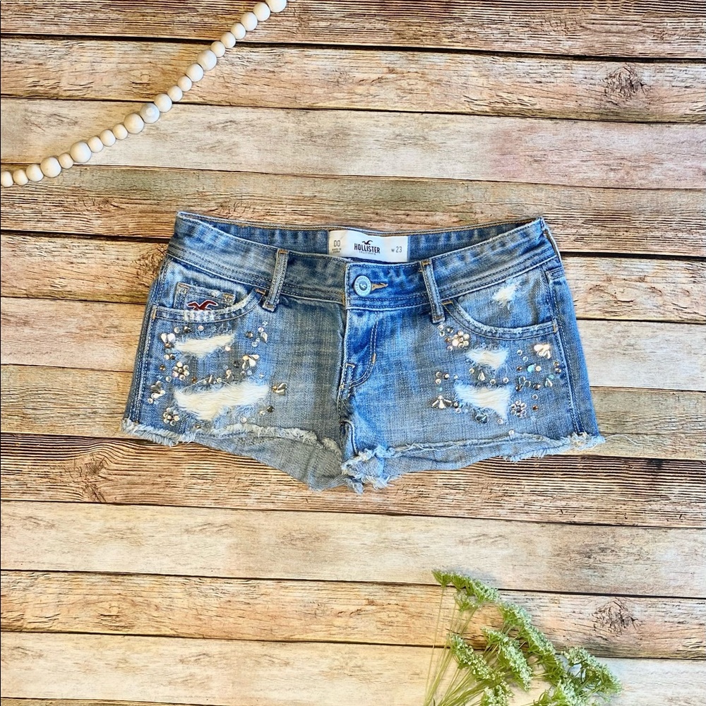Hollister Jean Short Embellished